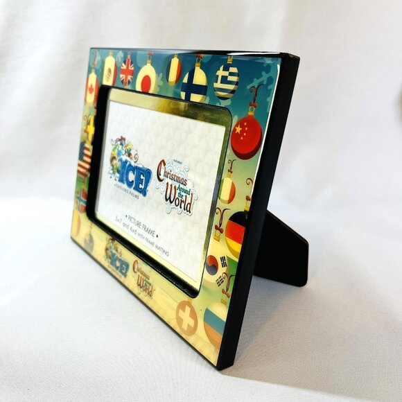 Photo Frame 5 x 7 Gaylord Palms Souvenir ICE Christmas Around the World 2017 NOS - Picture 4 of 9